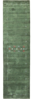 Morgenland Läufer Gabbeh - Indus - 300 x 80 cm - grün