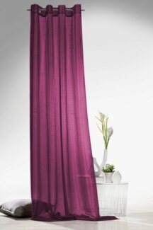 Weckbrodt Vorhang Klara (1 St), Ösen, halbtransparent, Wildseiten-Optik, halbtransparent, Gardine, Store