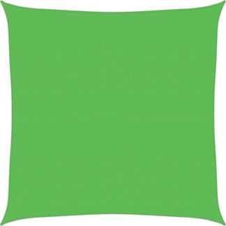 vidaXL Sonnensegel 160 g/m² Hellgrün 4x4 m HDPE 311276