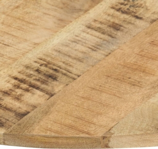 vidaXL Tischplatte Massivholz Mango Rund 15-16 mm 70 cm 286002