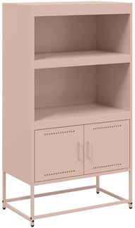 vidaXL Highboard Rosa 68,5x38,5x123,5 cm Stahl 846501