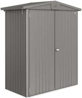Biohort Gerätehaus Europa, 1: 172 x 84 x 196 (b x t x h) cm, quarzgrau-metallic