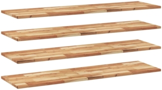 vidaXL Schweberegale 4 Stk. 140x40x2 cm Massivholz Akazie Ölbehandelt 3279570