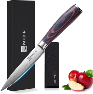 Kochmesser Allzweckmesser 13 cm Profi Küchenmesser Edelstahl Ergonomischer Griff