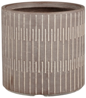 Mica Decorations Pflanztopf Oslo Ø 31 x 30,5 cm dunkelbraun