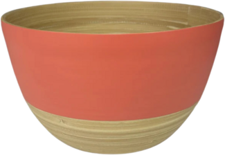 albert L. Bambus Schüssel 26x16 cm apricot