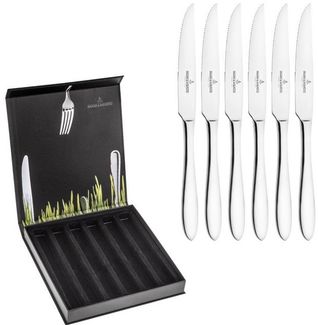 Picard & Wielpütz Solingen Steakmesser Bozen, im Geschenkkarton (6 Stück), praktisches Steakmesser-Set