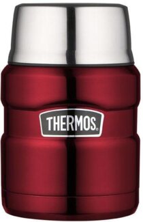 Thermos Essensbehälter 'King' mit Löffel, 0, 47 L, rot