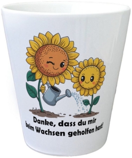 speecheese Blumentopf Danke - Sonnenblumen Blumentopf