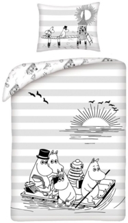 Moomin Bettwäsche Kinderbettwäsche MO9880 140x200 cm + 70x90 cm