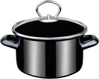 MICHELINO Ø 16 cm Emaille Bratentopf mit Deckel Serie: ZOE 46532
