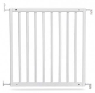 Holz Tür- und Treppenschutzgitter Mara. 72 cm - 79 cm : Weiß