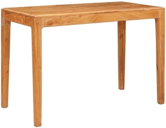 vidaXL Esstisch Braun 110 x 55 x 76 cm Massivholz Akazie 42003314