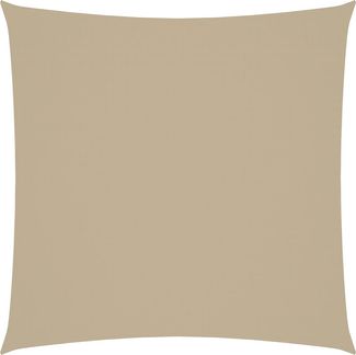 vidaXL Sonnensegel Oxford-Gewebe Quadratisch 5x5 m Beige 135141