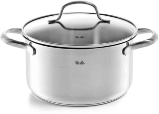 Fissler Kochtopf San Francisco mit Glasdeckel, Edelstahl 18/10, 16 cm, 040-113-16-000