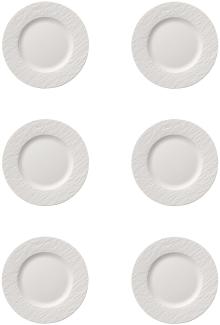 Villeroy & Boch Manufacture Rock Frühstücksteller weiß 22 cm 6er Set