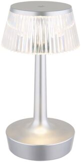 LED Tischleuchte, Kristall, Touchdimmer, H 23 cm