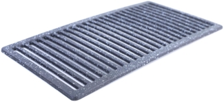 Grillrost Grillgitter Gusseisen Antihaftbeschichtet universell 62,5x30,5 cm