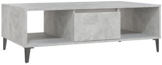 Couchtisch, Sofatisch Betongrau 103,5 x 60 x 35 cm Holzwerkstoff