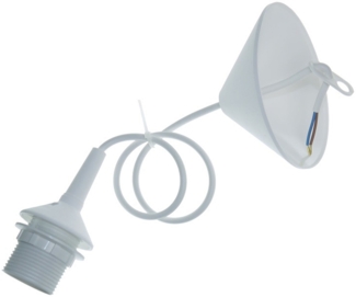 Niermann Lampenschirmaufhängung Fassung E27 Schnurpendel max. 60 Watt