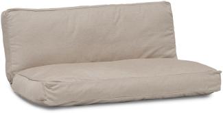 Bara Vara Sesselauflage beige, 11 cm dicke Polsterauflage für Lounge-Sessel