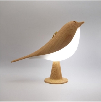 Qualra Nachtlicht Dimmbar Vogel Nacht Lichter 3 Farbmodi Tragbar mit Touch Control, für Schlafzimmer Büro Wohnheim Zimmer Küche