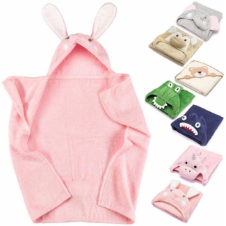 all Kids United Kapuzenhandtuch Babyhandtuch mit Kapuze, Baby Baumwoll Badetuch Bade-poncho