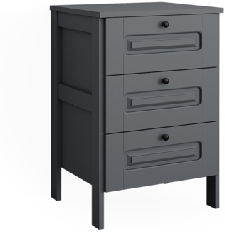 Kommode Ajaton Grau 60 x 88.4 cm Vitalispa