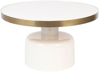 Couchtisch GLAM WEIß von ZUIVER Ø 60 cm
