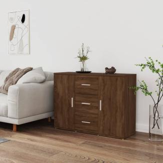 vidaXL Sideboard Braun Eichen-Optik 91x29,5x65 cm Holzwerkstoff 823349