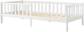 Bellabino 'Vere' Kinderbett hoch, weiß, 90x200 cm ohne Schubladen