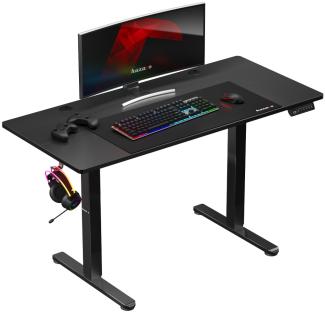 Huzaro Hero 8.2 gaming elektrischer Schreibtisch in schwarz