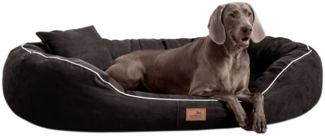 MARLON SOFT Orthopädisches Hundebett - 100x85cm, 03 Schwarz