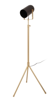 Stehlampe Celeste 325 Schwarz / Gold