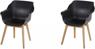 Hartman Sophie Teak Dining Stuhl schwarz