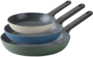 FACKELMANN Bratpfanne Balance, Aluminium (Set, 3-tlg), 3er Pfannenset Balance – Bratpfannen, Kochgeschirr, Küchenhelfer