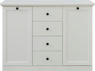 Sideboard Baxter in weiß Kommode 119 cm