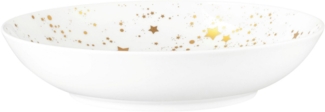 Seltmann Weiden Suppenteller Liberty - Golden Stars, (1 St), Teller rund 21 cm