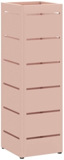 vidaXL Sonnenschirmhalter Rosa 15,5 x 15,5 x 49 cm Metall 868513