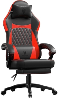 Dowinx Gaming Stuhl Racing Chair Gamer Sessel Lendenstütze 150KG rot