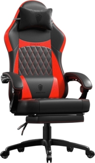 Dowinx Gaming Stuhl Racing Chair Gamer Sessel Lendenstütze 150KG rot