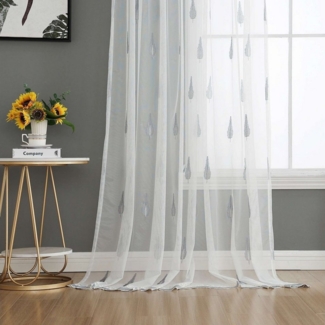 Gardinenbox Gardine, Multifunktionsband (1 St), transparent, Raschel