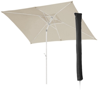 SVITA Sonnenschirm, Set, Set Sonnenschirm mit Schutzhülle, Set, mit Schutzhülle, Balkonschirm, Sonnenschutz, 3x2 m