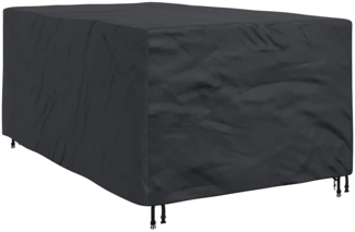 vidaXL Gartenmöbelabdeckung Schwarz 143 x 225 x 90 cm 420D 4105727