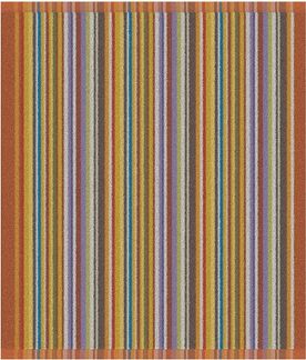 DDDDD Geschirrtuch DDDDD Küchenhandtuch Over the Rainbow 50x55 Terra (6er-Pack), (Packung, 6-tlg), schnell trocknend, 100% Baumwolle, mit Streifen