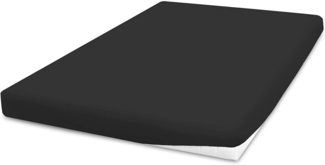 Hometex Premium Textiles Spannbettlaken Premium Spannbetttuch/Spannbettlaken bis 30 cm Steghöhe, Bettlaken aus 95% Baumwolle 5% Elasthan 180g/m²