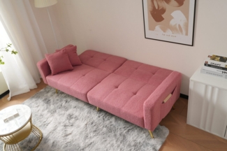 STILVORA Schlafsofa Zweisitzer Schlafsofa verstellbarem Winkel Ecksofa mit Bettfunktion, Bettsofa,Klappsofa,Gästebett, verstellbarem Winkel