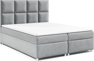 Best for Home Boxspringbett mit Bettkasten Trinity K2 Bonell-Matratze inkl. 7 cm Topper (Polsterbett Doppelbett Boxbett mit gepolstertes Kopfteil, versch. Größen, 140x200 160x200 180x200 200x200 cm), Handwerksqualität, TOP Preis-Leistungs-Verhältnis
