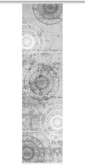 HOME in green Schiebegardine HOME in green 84079 MANDOSA Schiebegardine rec. Polyester, 245x60 cm (1 St), Polyester (recycelt) Polyester