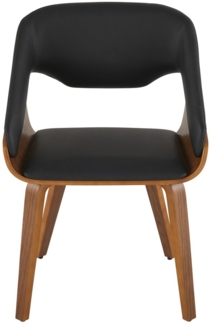 Signature Bridge aus schwarzem Vinyl H78 cm - BRAD - Schwarz